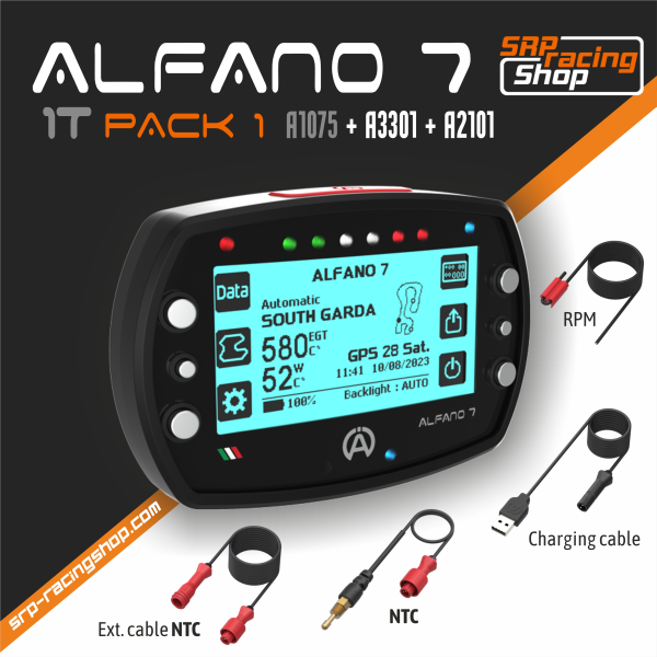 Alfano 7 1T, Kit 01 RPM + charging cable + NTC + ext. cabel