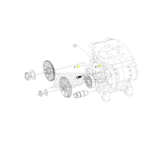 Pin f&uuml;r Abdeckung Ausgleichsgetriebe D.7X8 L.5,2